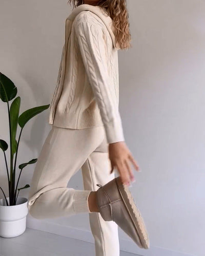 Ania - Completo Due Pezzi Twist-Jacquard Casual