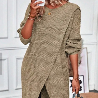 Olivia - Abito lungo in maglia