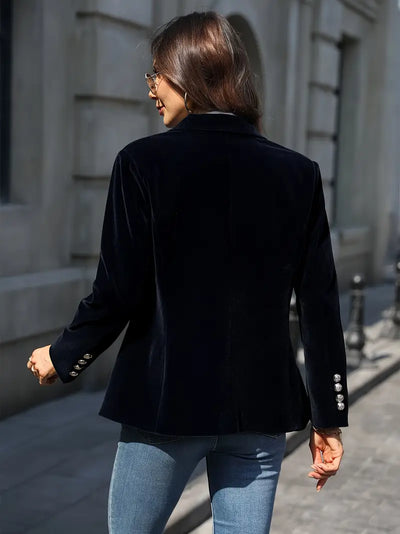 GIULISSA | BLAZER IN VELLUTO ELEGANTE
