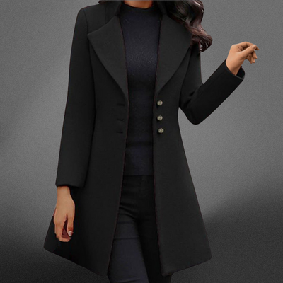 Charlotte™ | Cappotto di lana italiano lussuoso con maniche lunghe