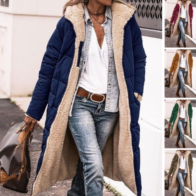 Dakota Cappotto Polare e da Tempo Libero con Cappuccio