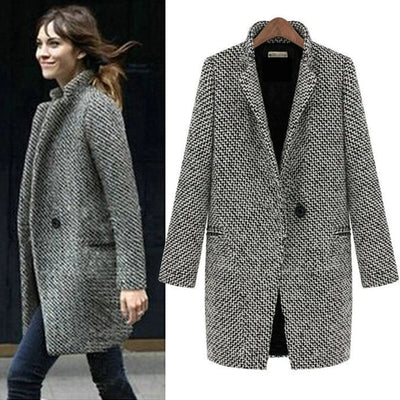 Delphine™ | Elegante cappotto lungo in lana