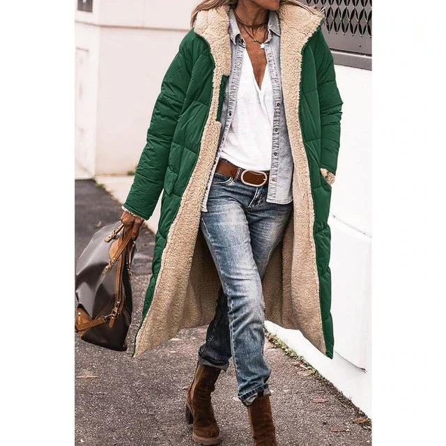 Dakota Cappotto Polare e da Tempo Libero con Cappuccio