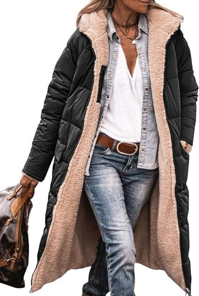 Dakota Cappotto Polare e da Tempo Libero con Cappuccio