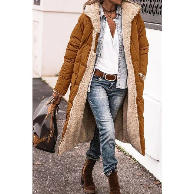 Dakota Cappotto Polare e da Tempo Libero con Cappuccio