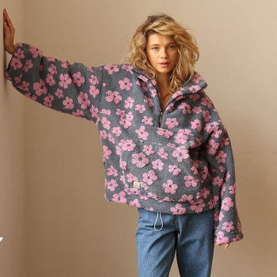 Cavari™ | Maglione in pile morbido e dallo stile bohémien
