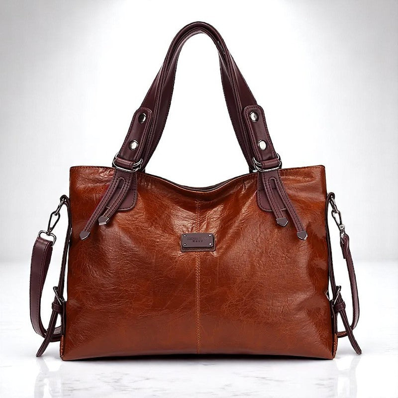 Nora. - Borsa tote in morbida pelle raffinata