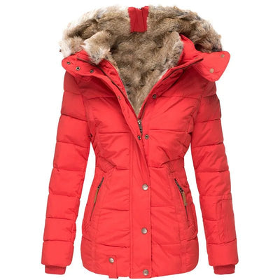Zola | Caldo Cappotto Invernale con Fodera in Pelliccia