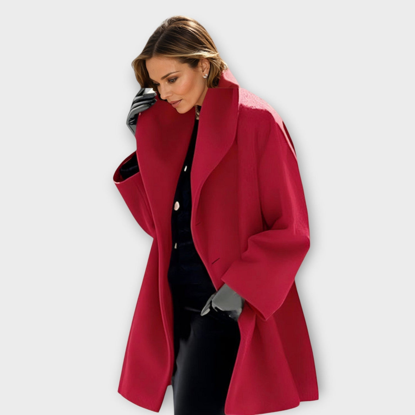 Emma - Cappotto di lana impermeabile Premium