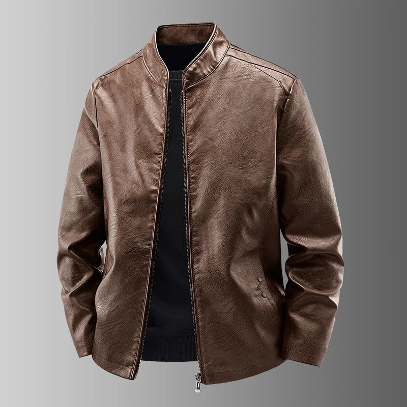 Giacca da moto in pelle