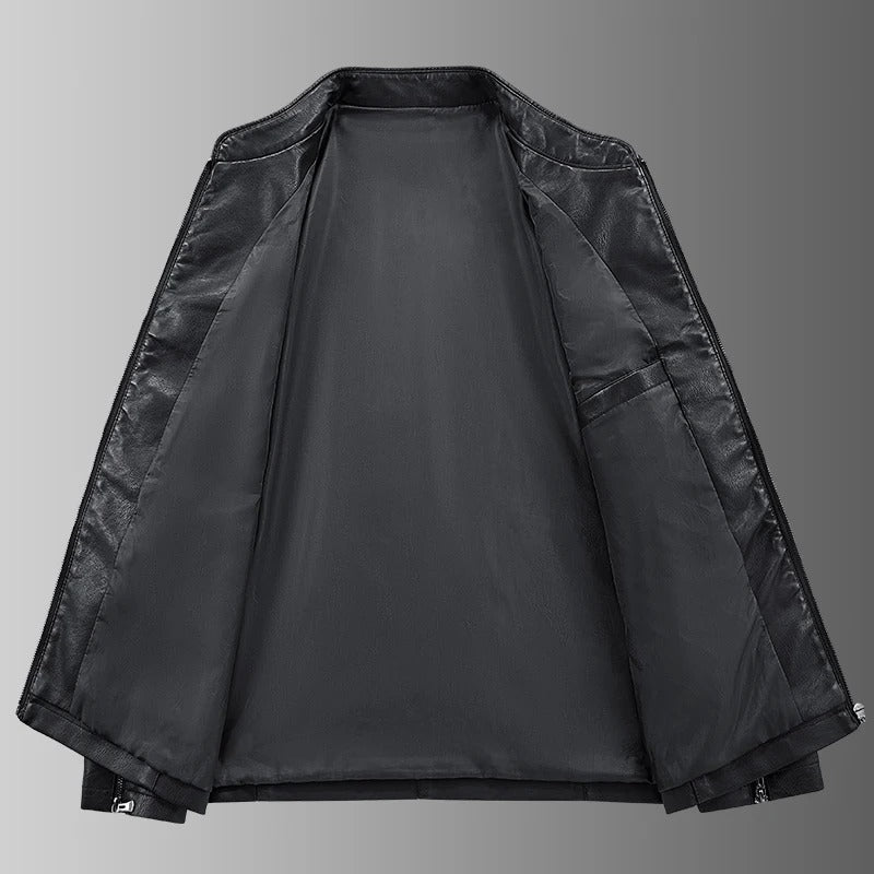 Giacca da moto in pelle